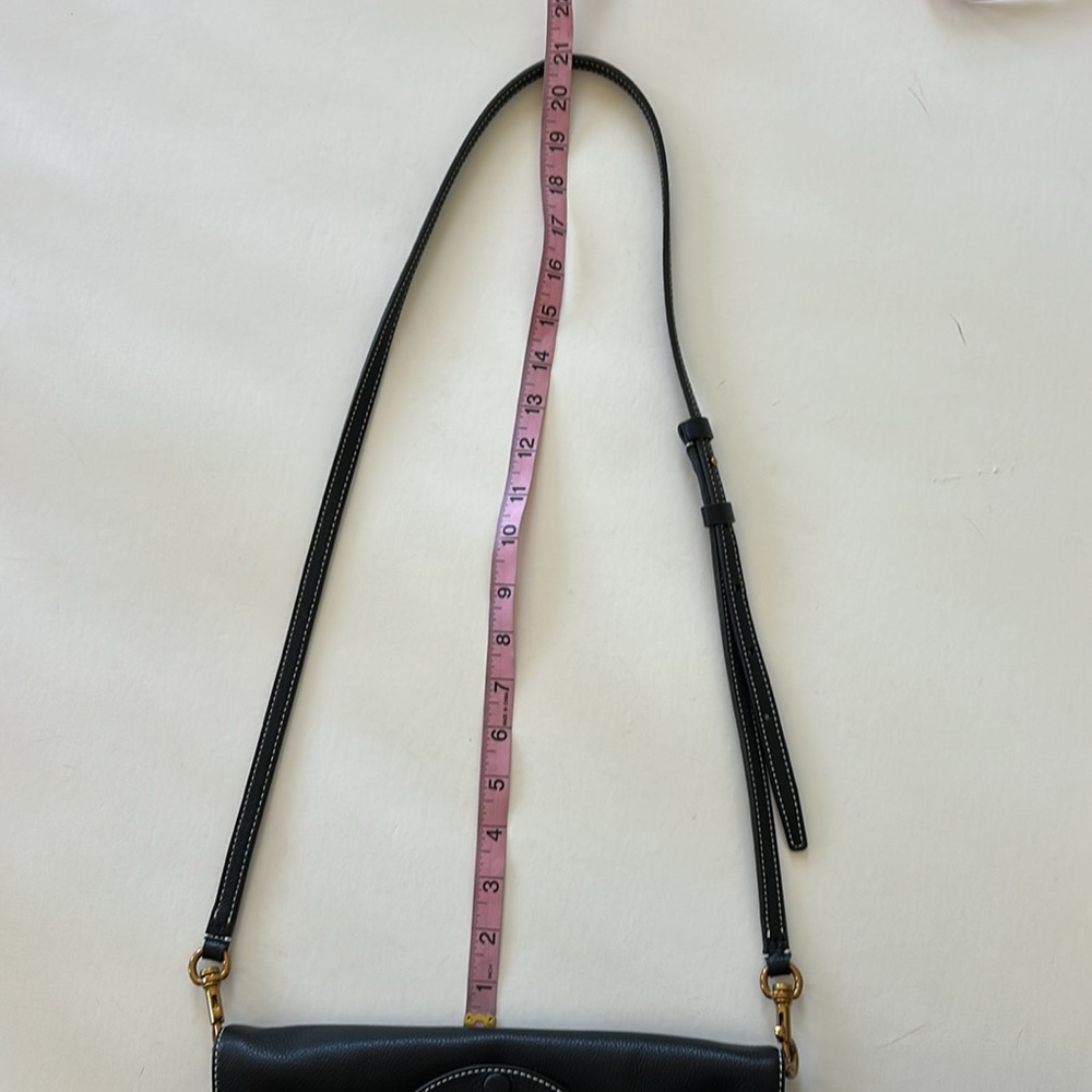 Tory Burch Perforated Logo Fold Over Crossbody Bag - Picture 15 of 15